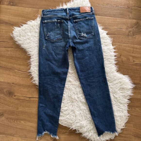 Moussy Vintage x Barneys New York Glendale Distressed Crop Jeans | Size 27 - Picture 3 of 9